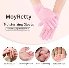 Silicone moisturizing gloves