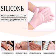 Silicone moisturizing gloves